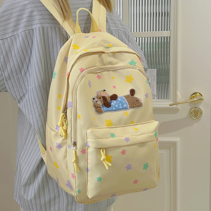 Cute Cartoon Dog-Themed Backpack