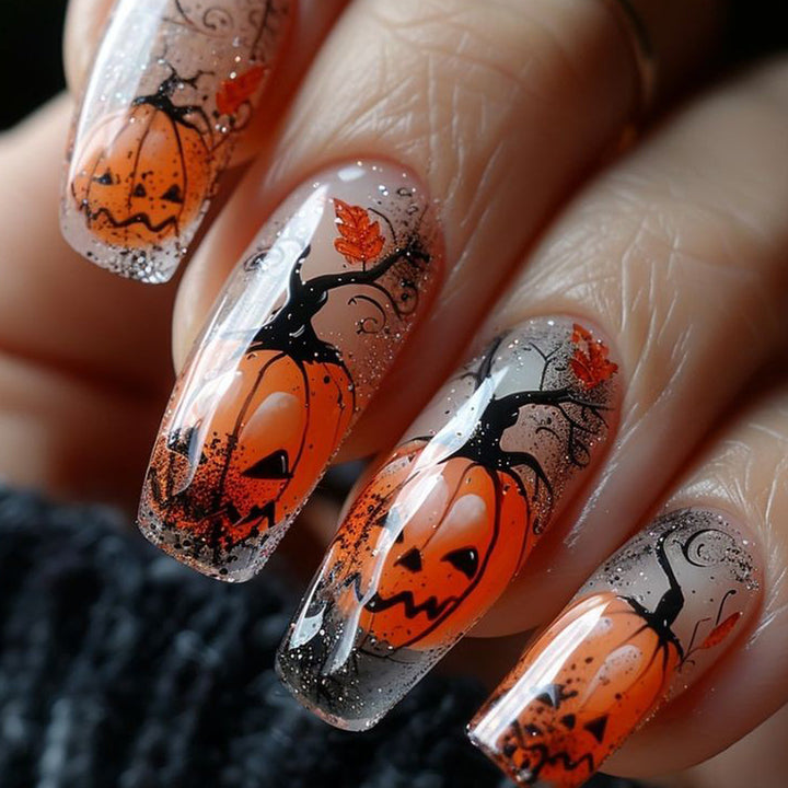 Artifical nails with Creative Halloween design Kalsten