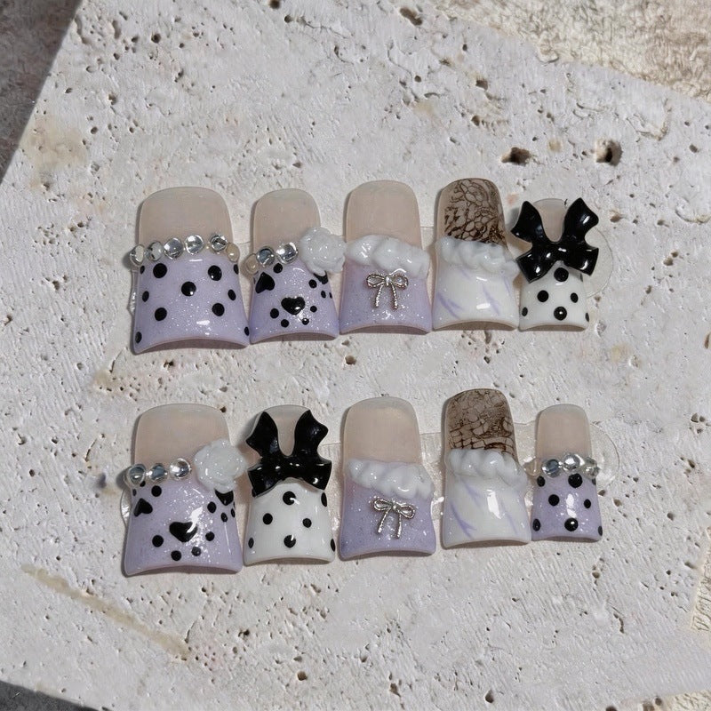Decorative Artistic Press-On Nail Tips