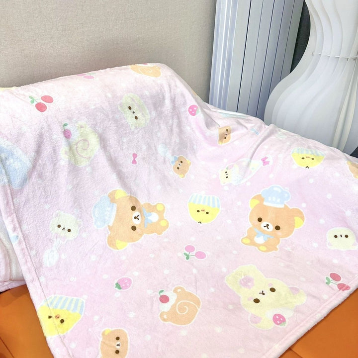 Cute Cartoon-Themed Cozy Blanket