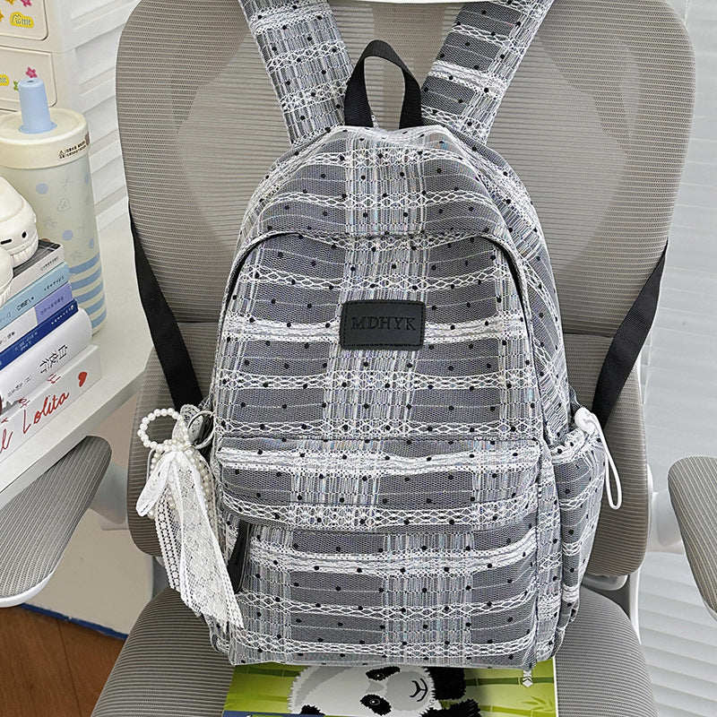 Compact Polka Dot Backpack Kalsten