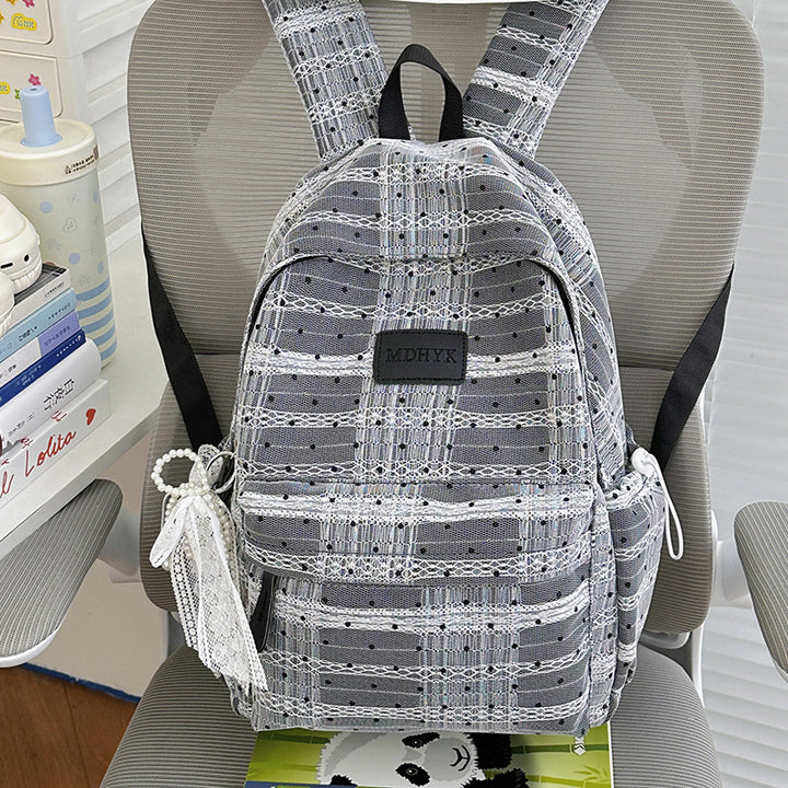 Compact Polka Dot Backpack Kalsten