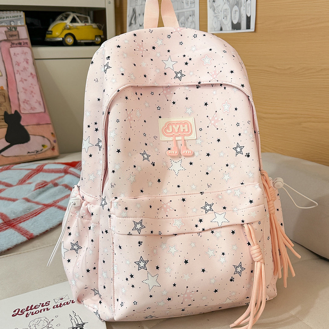 Stylish Star-Printed Backpack Kalsten 1791205440