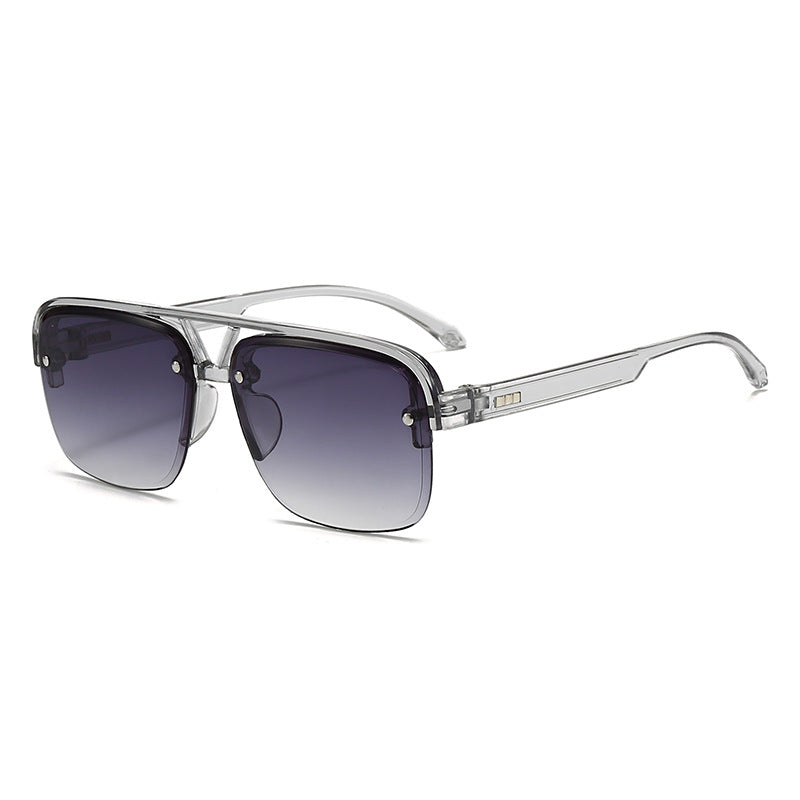 Women’s fashionable square sunglasses with transparent frame Kalsten