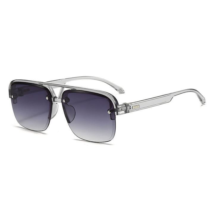 Women’s fashionable square sunglasses with transparent frame Kalsten