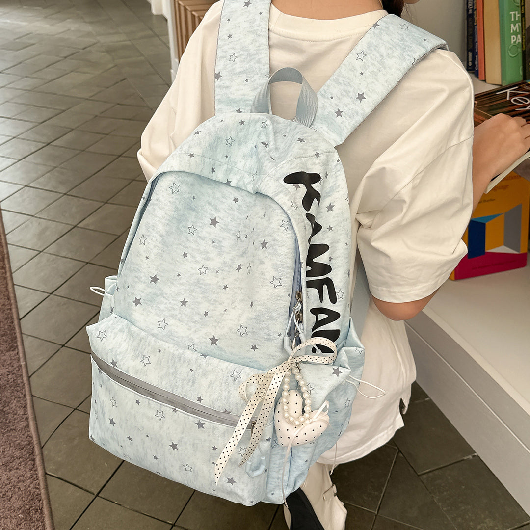 Star-Patterned School Backpack Kalsten
