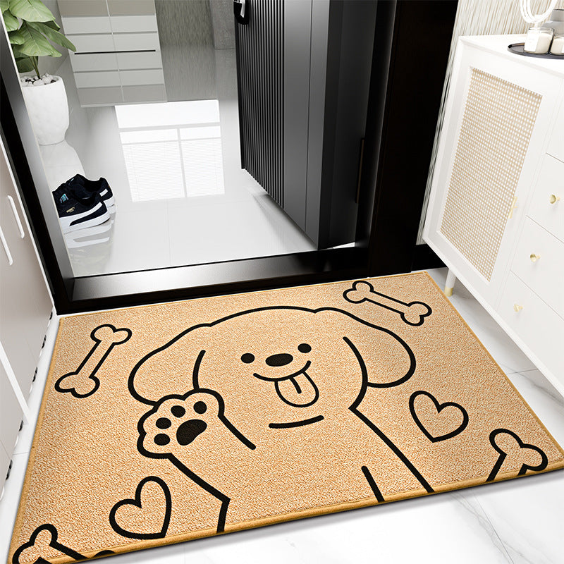 Decorative Dog-Themed Welcome Mat Kalsten