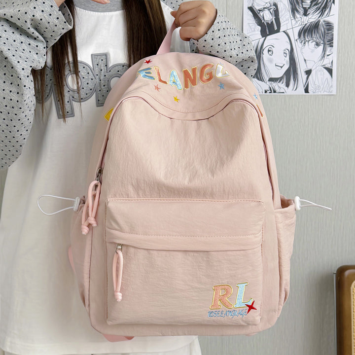 Stylish Embroidered Graphic Backpack Kalsten