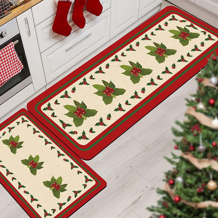 Christmas-Themed Kitchen Mat Set Kalsten