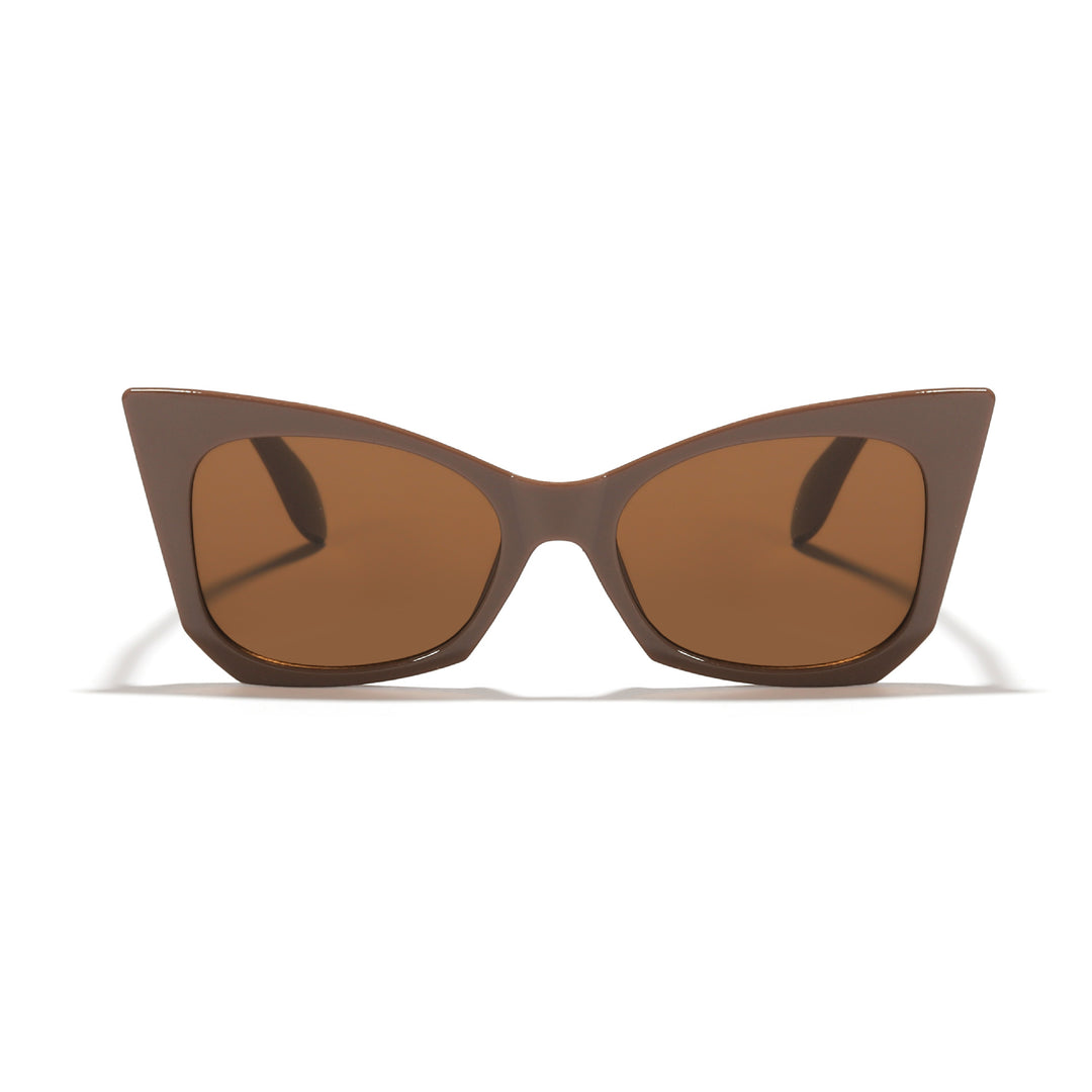 Women's sunglasses in trendy cat-eye design with striking leopard pattern Kalsten