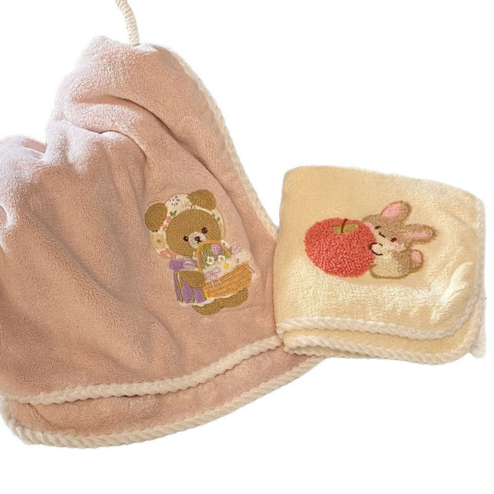 Cuddly blanket with cute bear motif Kalsten