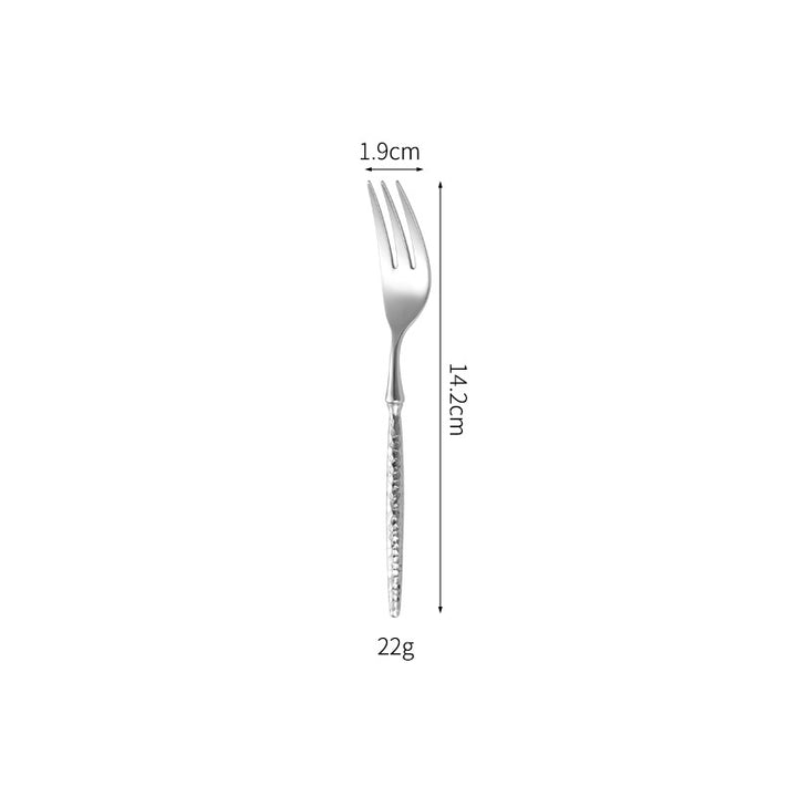 Elegant soup spoon with structured handle Kalsten