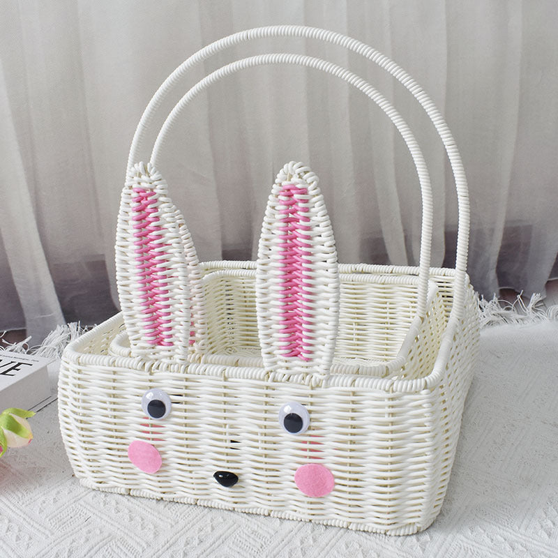 Decorative Bunny-Themed Storage Basket Kalsten
