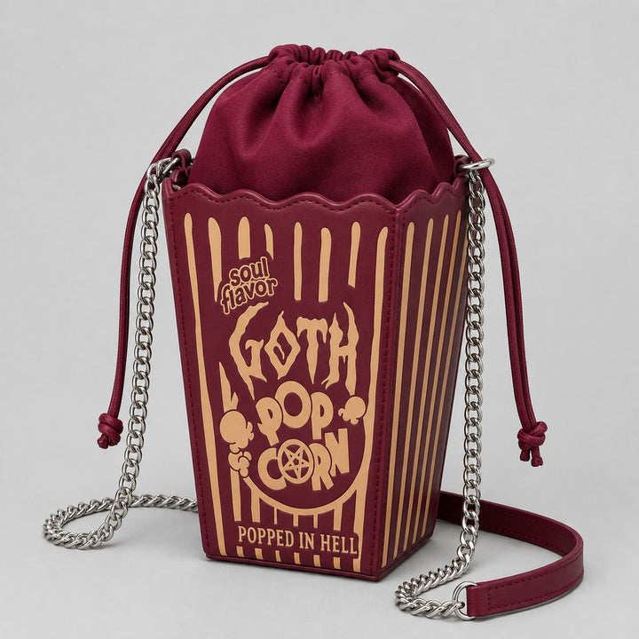 Quirky Printed Snack-Themed Crossbody Bag