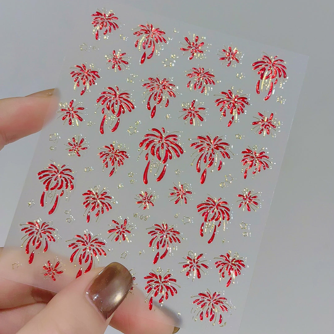 High-Quality Nail Art Foil Sticker Sheet