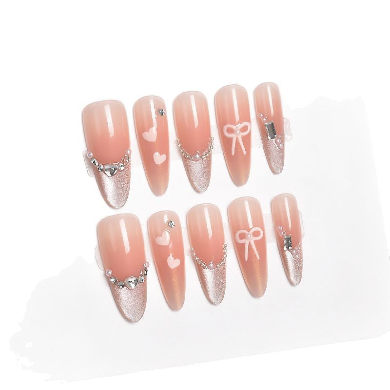 Artistic Floral-Embellished Press-On Nail Art Kalsten