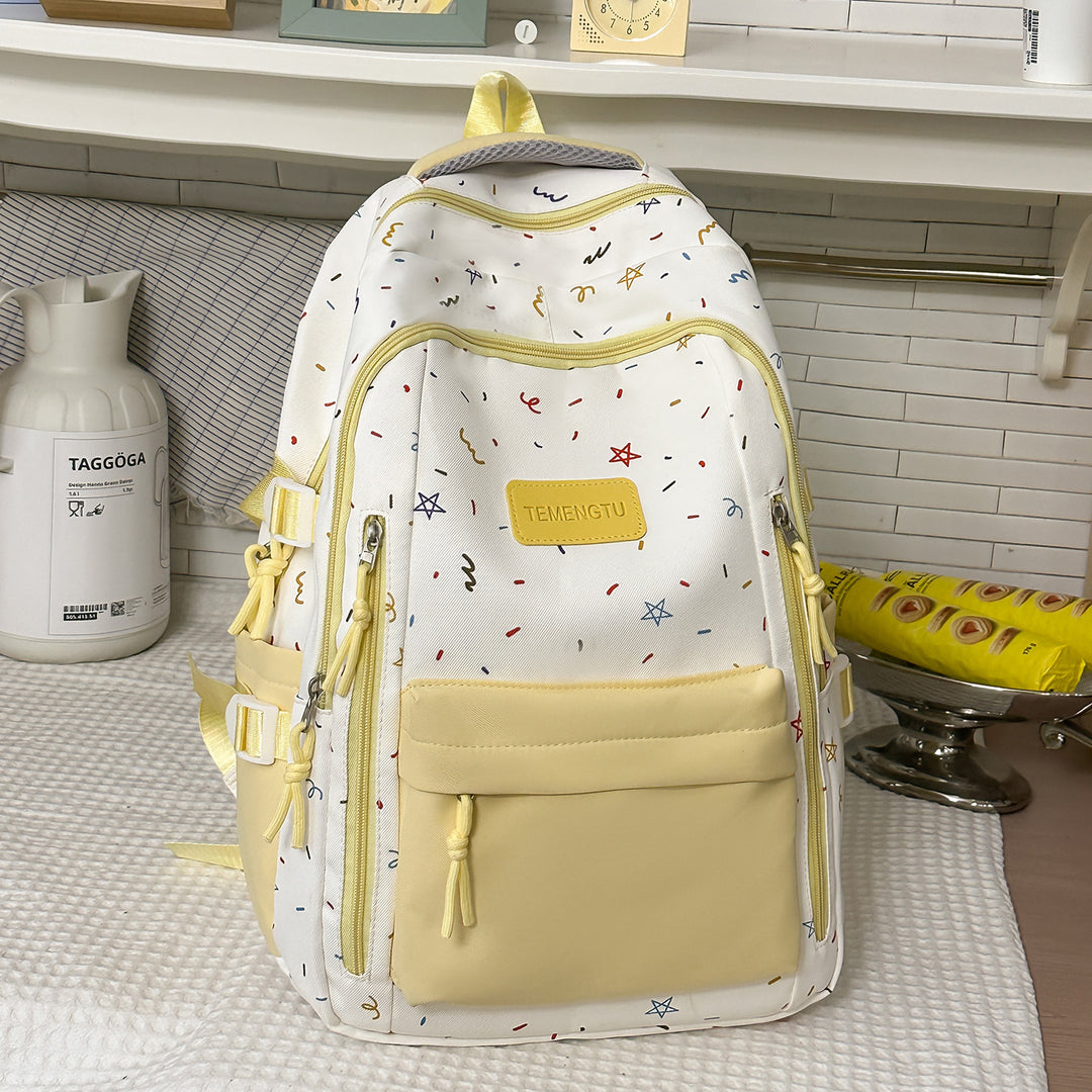 Trendy Decorative Patterned Backpack Kalsten