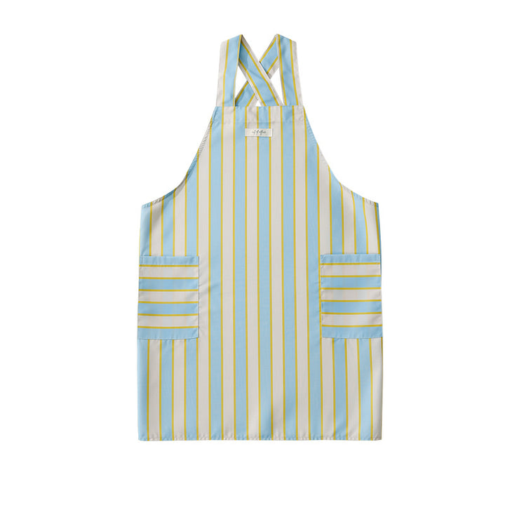 Bib apron with crossed straps and large front pockets Kalsten
