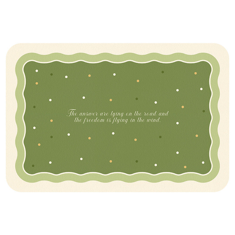 Inspirational Quote Bath Mat