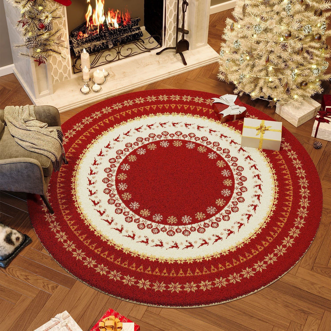 Festive Christmas Area Rug