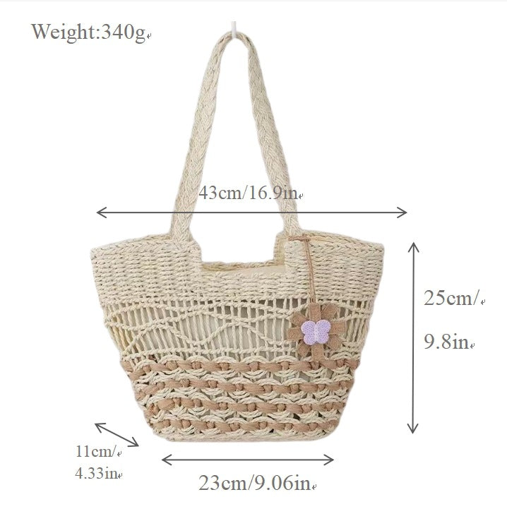 Handwoven Beach Tote Kalsten