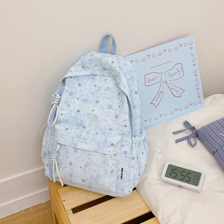 Cute Star-Patterned School Backpack Kalsten