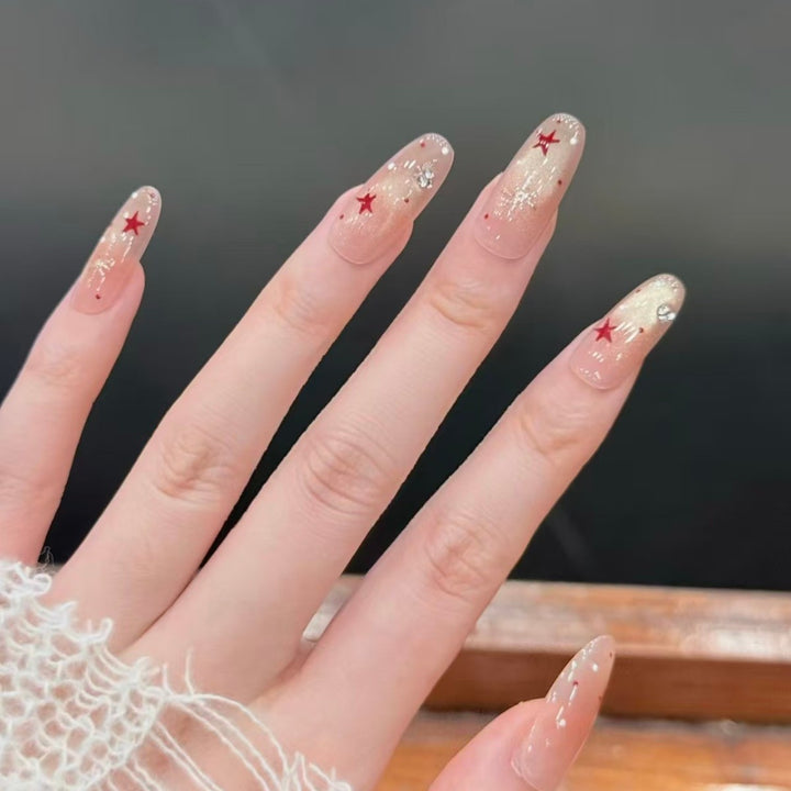Luxury Glittering Acrylic Nail Art Kalsten