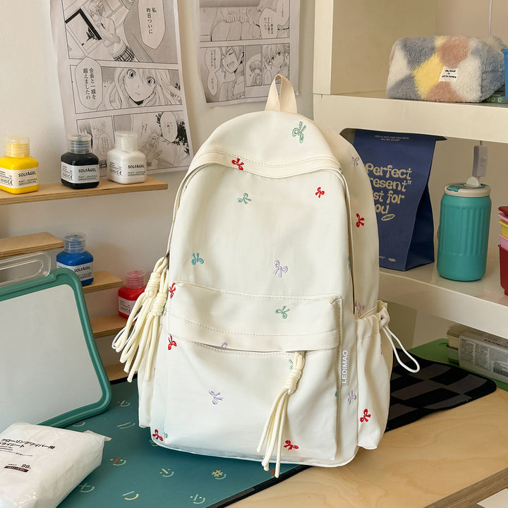 Cute Embroidered Patterned Backpack Kalsten