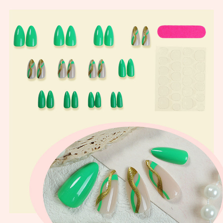 Elegant Stiletto Press-On Nail Set Kalsten