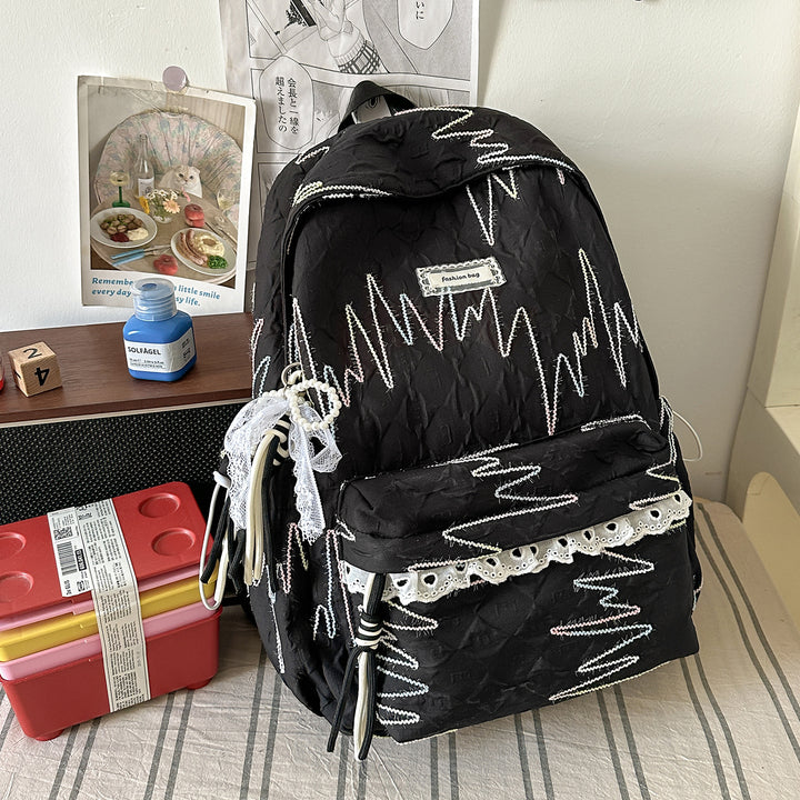 Embroidered Fashion Backpack Kalsten