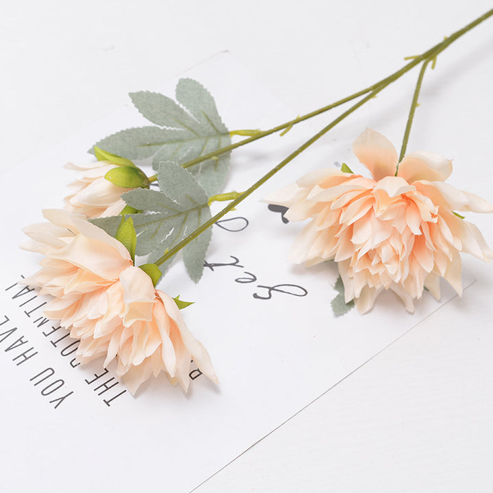 Artificial Dahlia Floral Stem