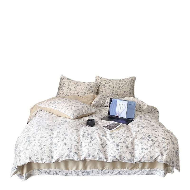 Fine satin bed linen set