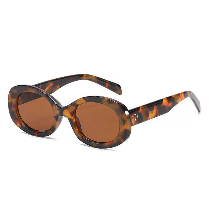 Vintage-Style Oval Frame Sunglasses Kalsten