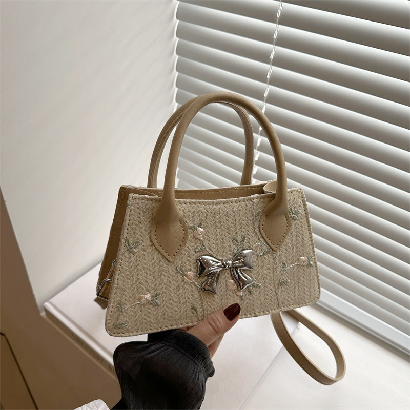 Elegant Embroidered Mini Handbag