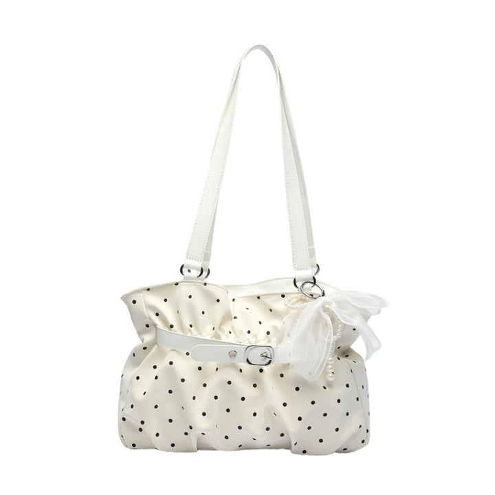 Stylish Soft Fabric Pleated Handbag