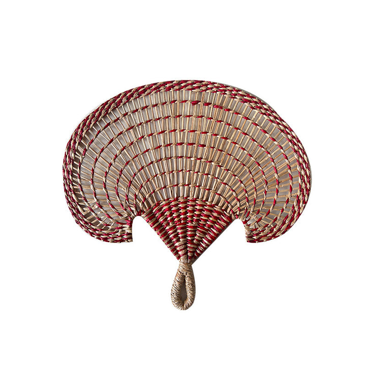 Women handmade fan made of natural materials Kalsten