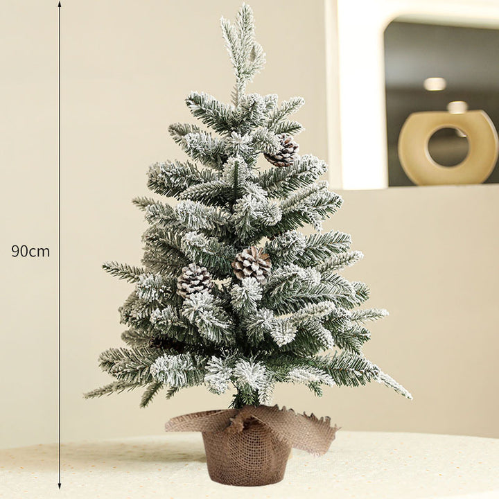 Decorative Mini Christmas Tree with LED Lights