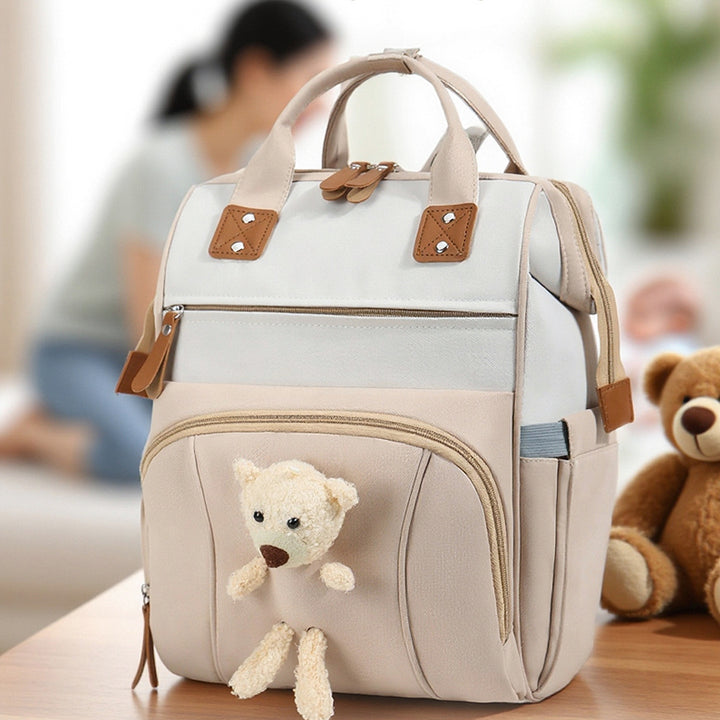 Cute Bear-Themed Diaper Backpack Kalsten