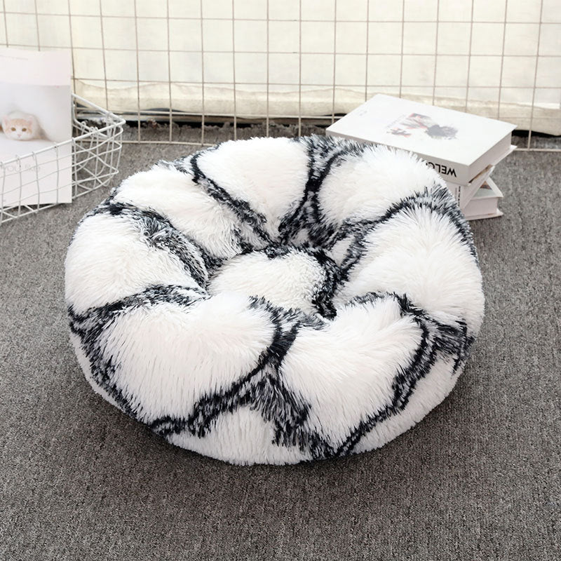 Women Round Plush Pet Bed Kalsten