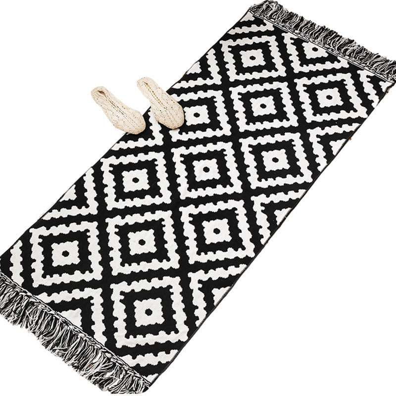 Decorative Fringe Area Rug Kalsten