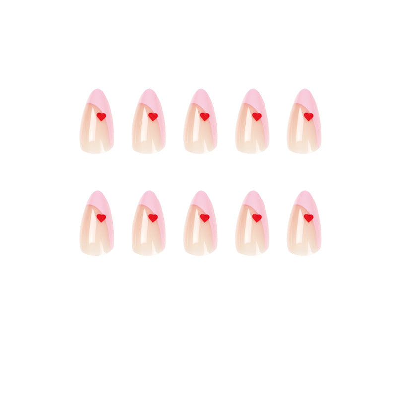Artistic Nail Designs with Heart Accents Kalsten