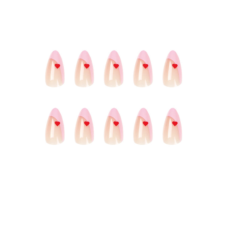 Artistic Nail Designs with Heart Accents Kalsten