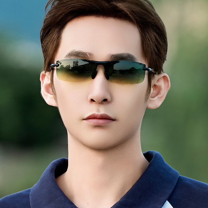 Men's Sporty Sunglasses with Ergonomic Design and Polarized Lenses Kalsten