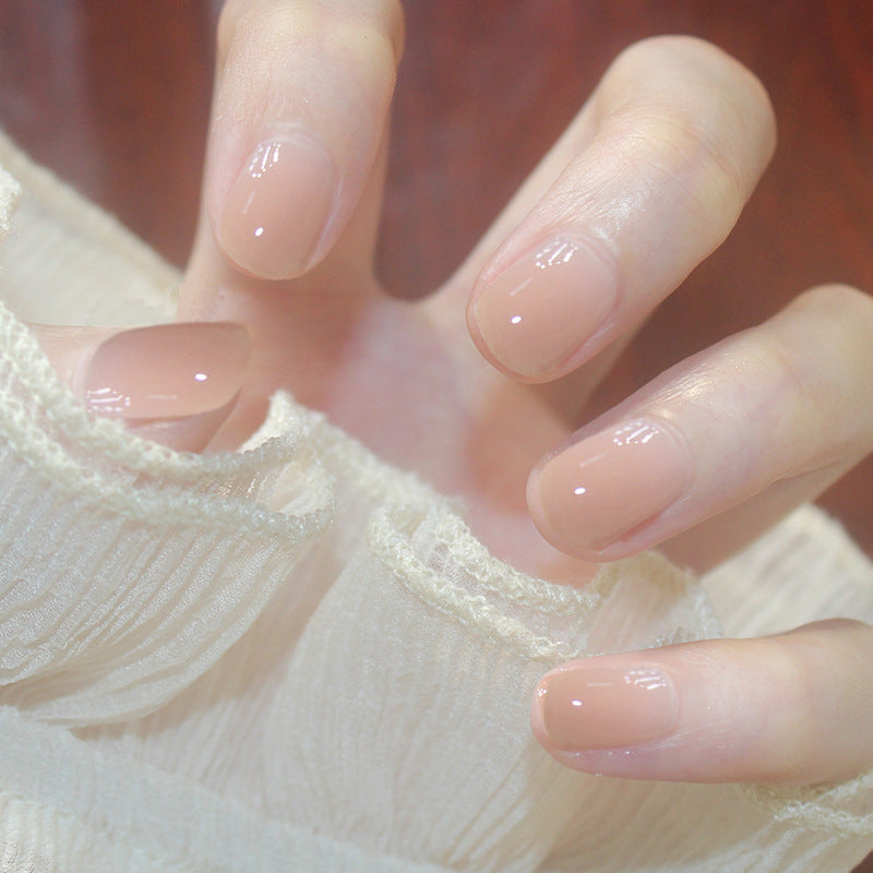 Elegant Glossy Press-On Nail Set 1790727375