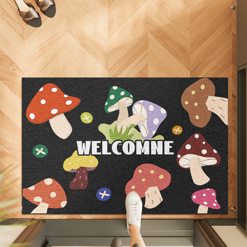 Decorative Pumpkin-Themed Welcome Mat