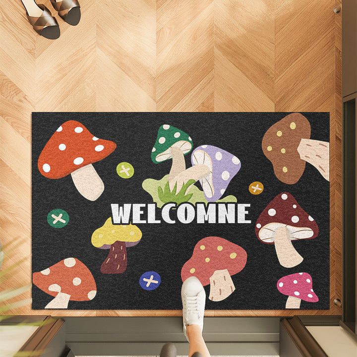 Decorative Pumpkin-Themed Welcome Mat