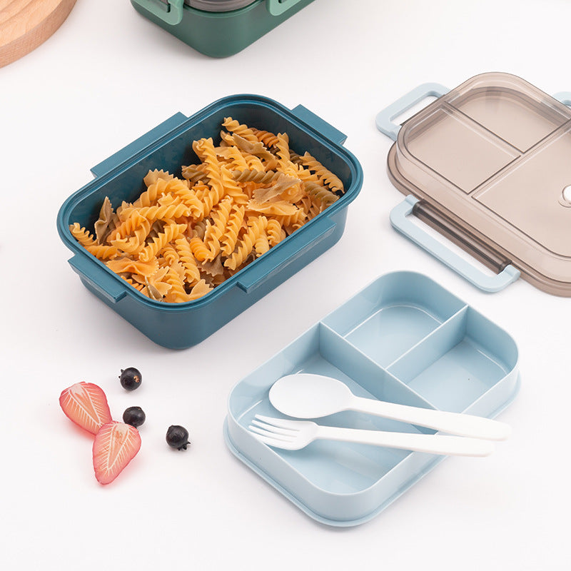 Multi-Compartment Lunch Box Container with Airtight Lid