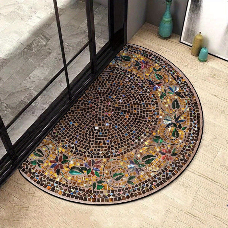 Decorative Round Door Mat