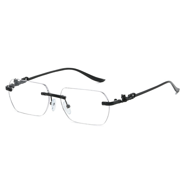 Ladies elegant half-rim glasses with decorative details Kalsten