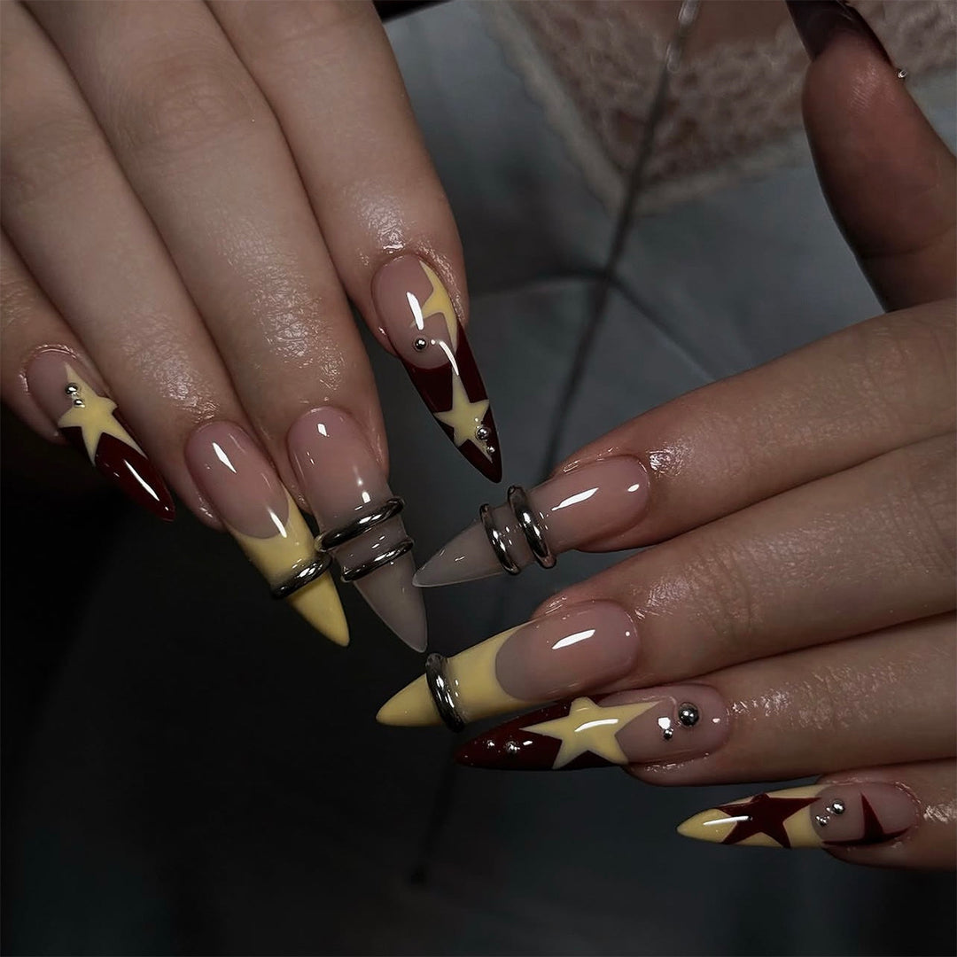 Artistic Press-On Nail Set